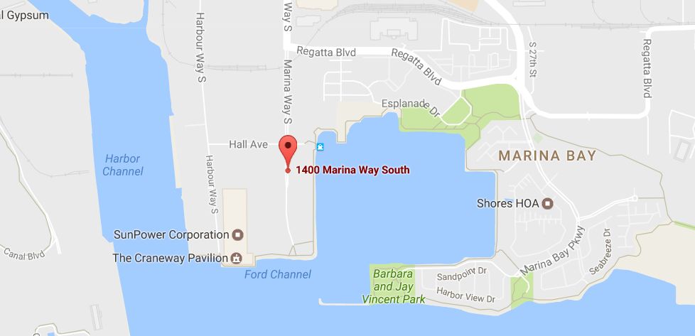 Meeting Location: 1400 Marina Way Spouth 