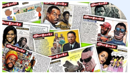  a collage of black history
